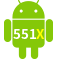 Aplicativo 551X para Android