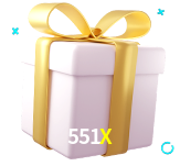 Receba seus bônus de boas-vindas no 551X